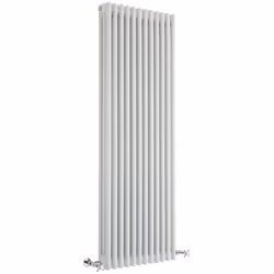 Ajoutez une touche de style vintage a votre espace de vie grâce à ce radiateur vertical rétro blanc de la gamme Windsor. Cara ...