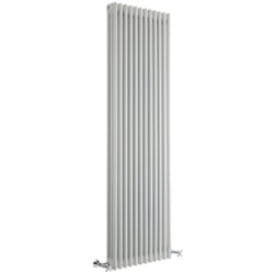 Windsor - Radiateur Rétro Vertical Blanc à Colonnes - 180cm x 56cm - Hudson Reed