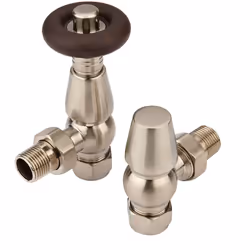 EQUIPEMENT RADIATEUR/SECHE-SERVIETTES CHAUFFAGE CENTRAL 1 x robinet thermostatique. 1 x robinet manuel. Matière : acier bross ...