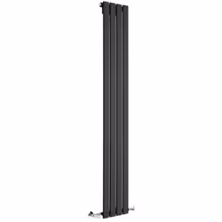 Description générale Ce radiateur design vertical Delta, avec sa finition noire élégante (RAL 9005), apportera une touche mod ...