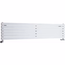 Le radiateur design horizontal Vitality est doté d'une superbe finition blanche poudrée (RAL 9016), qui transforme votre espa ...
