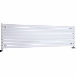 Le radiateur design horizontal Vitality est doté d'une superbe finition blanche poudrée (RAL 9016), qui transforme votre espa ...