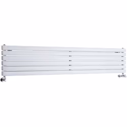 Le radiateur design horizontal Vitality est doté d'une superbe finition blanche poudrée (RAL 9016), qui transforme votre espa ...