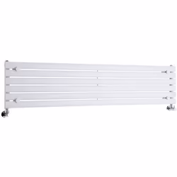 Le radiateur design horizontal Vitality est doté d'une superbe finition blanche poudrée (RAL 9016), qui transforme votre espa ...