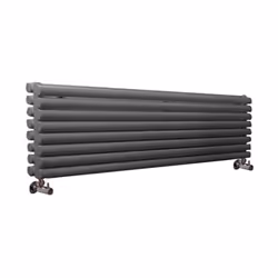 Le radiateur design horizontal Vitality est doté d'une superbe finition anthracite poudrée (RAL 7016), qui transforme votre e ...