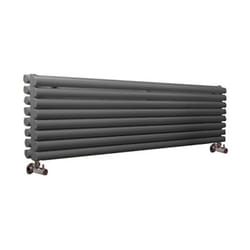 Hudson Reed - Vitality – Radiateur Design Horizontal – Anthracite – 47.2 x 178cm Double Rang