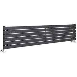 Sloane – Radiateur Design Horizontal – Noir – 35.4 x 160cm - Hudson Reed