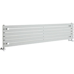 Sloane - Radiateur Horizontal Design - Argent - 773 Watts - 35.4 x 160cm - Hudson Reed