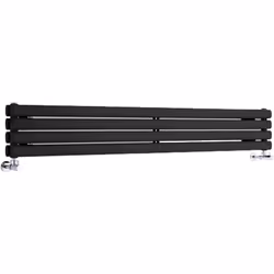 Le radiateur design horizontal Vitality est doté d'une superbe finition noire poudrée (RAL 9005), qui transforme votre espace ...