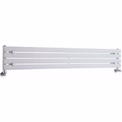 Le radiateur design horizontal Vitality est doté d'une superbe finition blanche poudrée (RAL 9016), qui transforme votre espa ...