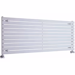 Le radiateur design horizontal Vitality est doté d'une superbe finition blanche poudrée (RAL 9016), qui transforme votre espa ...