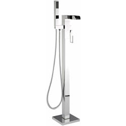 Mitigeur Bain Douche en Ilot - Design Cubique - Finition Chromée