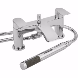 Description générale Robinet bain douche en laiton avec finition chrome, conçu pour une installation sur gorge. Ce robinet al ...