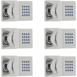 Hudson Reed - Lot de 6 Buses Hydromassantes en Laiton Massif Chromé