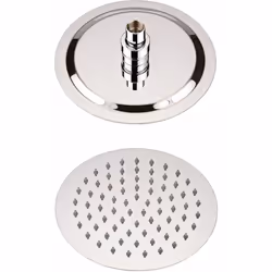 Fabriquée en acier inoxydable haut de gamme pour résister à l'épreuve du temps, ce pommeau de douche esthétique, rond et ultr ...