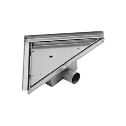 Caniveau de douche carré 25cm
