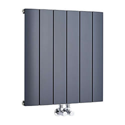 Radiateur Design Horizontal Aluminium – Anthracite – 60 x 56.5cm – Aurora