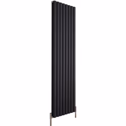Le radiateur design vertical Vitality Air est doté d'une finition anthracite poudrée (RAL 7016), qui transforme votre espace  ...