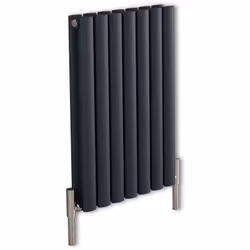 Le radiateur design horizontal Vitality Air est doté d'une finition anthracite poudrée (RAL 7016), qui transforme votre espac ...