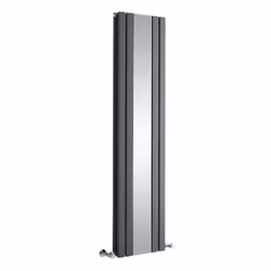Le radiateur design vertical Sloane est doté d'une finition anthracite poudrée (RAL 7016), qui transforme votre espace en un ...