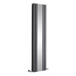 Radiateur Vertical Design Avec Miroir – Anthracite – 160 x 38.5cm – Sloane