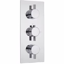 Un pommeau et une douchette, sont les 2 accesoires que vous pourrez associer à ce mitigeur de douche thermostatique encastrab ...