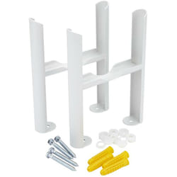 Hudson Reed - Lot De 2 Pieds Pour Radiateur Windsor Acier Blanc 22&445 x 13 x 8cm