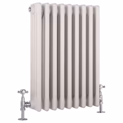 Ajoutez une touche de style vintage a votre espace de vie grâce à ce radiateur horizontal rétro blanc de la gamme Windsor. Ca ...