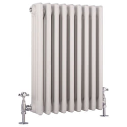 Hudson Reed Windsor - Radiateur Rétro Horizontal Blanc à Colonnes 4 x 9 - 846 Watts - 60 x 42.5cm
