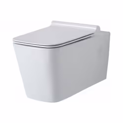 Cette cuvette de toilette WC à suspendre, de qualité et au design contemporain, s'inscrit parfaitement dans les salles de bai ...