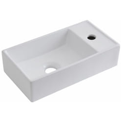 Vasque suspendue 40 x 22cm Halwell