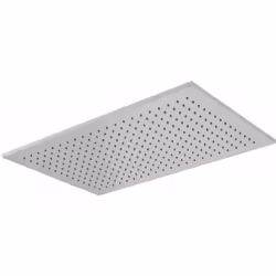 Description générale Ajoutez une touche de modernité à votre salle de bain avec le pommeau de douche carré encastré Kubix de ...