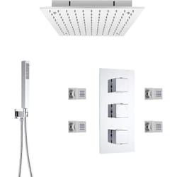 Kit de Douche Thermostatique à Encastrer - Hudson Reed