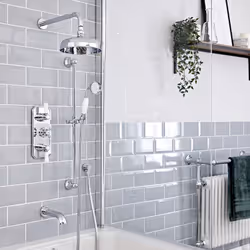 Le kit de douche rétro Elizabeth à trois fonctions apportera un style vintage à votre salle de bain et vous assurera d'une ex ...