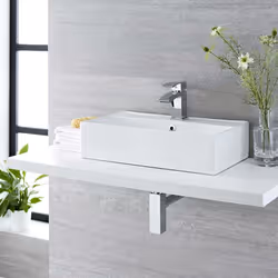 Grand classique des salles de bain contemporaines, la vasque ovale à poser, cet ensemble avec son mitigeur, allie esthétisme  ...