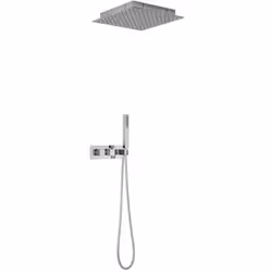 Description générale Cet ensemble comprend un mitigeur mural thermostatique à encastrer, une douchette pratique et un élégant ...