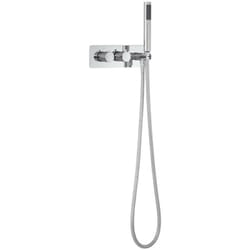 Hudson Reed - Mitigeur Douche Thermostatique à Encastrer avec Douchette - Gamme Mirage Rond