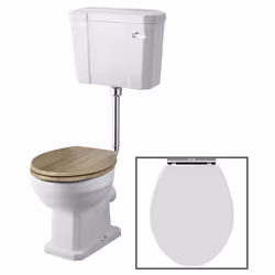 Le WC rétro avec chasse d'eau suspendue Hudson Reed Carlton va instantanément transformer votre salle de bain pour lui donner ...
