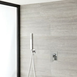 Hudson Reed - Harting - Mitigeur de Douche Mécanique Moderne avec Douchette - Chromé