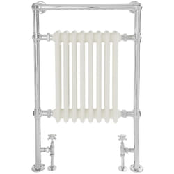 Elizabeth - Sèche-Serviettes Rétro Blanc - 93cm x 62cm x 15.5cm - Hudson Reed
