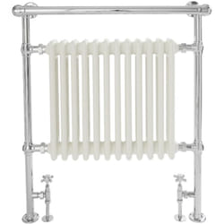 Elizabeth - Sèche-Serviettes Rétro Blanc - 93cm x 45.2cm x 23cm - Hudson Reed