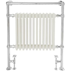 Elizabeth - Sèche-Serviettes Rétro - Blanc - 938 Watts - 93 x 79 x 15.5cm - Hudson Reed