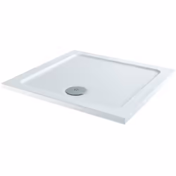 Créez un espace douche contemporain avec ce receveur de douche carré. Sa résine haut de gamme vous assure une utilisation pér ...