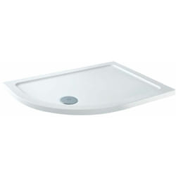 Hudson Reed - Receveur de douche arrondi d'angle gauche 100x80cm