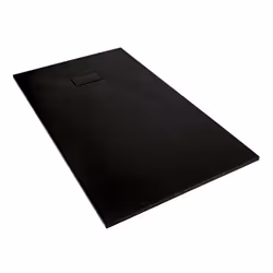 Ce receveur de douche rectangulaire gris graphite effet pierre 160cm x 80cm est un choix idéal pour ceux qui veulent créer un ...