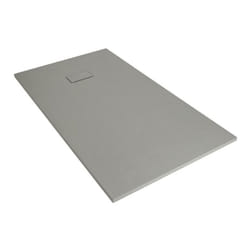 Hudson Reed - Receveur de Douche Rectangulaire 17090cm - Gris Clair Effet Pierre
