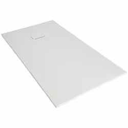 Créez une touche moderne dans votre salle de bain grâce à ce receveur de douche rectangulaire blanc mat effet pierre 140 x 90 ...