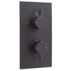 Hudson Reed - Mitigeur Thermostatique Encastrable Noir - Une Fonction - Nox
