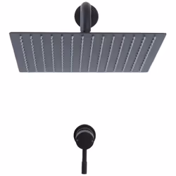 Créez un espace de douche design grâce à ce kit de douche mécanique encastrable Nox. Ce kit est composé d’un mitigeur encastr ...