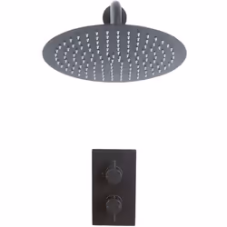 Créez un espace de douche discret et élégant grâce à ce kit de douche thermostatique encastrable Nox. Ce kit est composé d’un ...